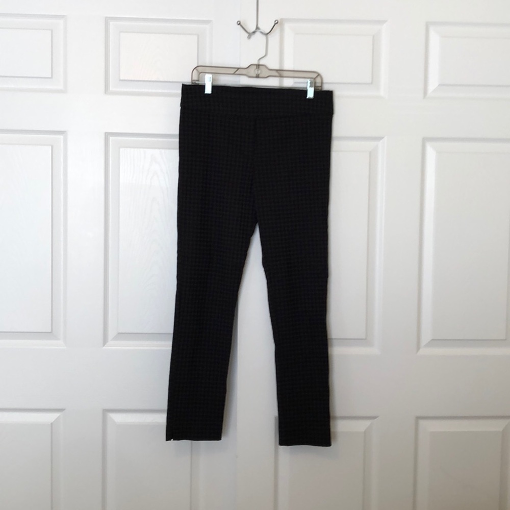 Erica Taylor black houndstooth pull on pant